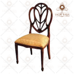 new stylish wooden dining chair