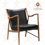 black stylish sofa chair