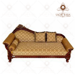 stylish wooden brown devan sofa