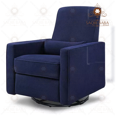 blue recliner chair