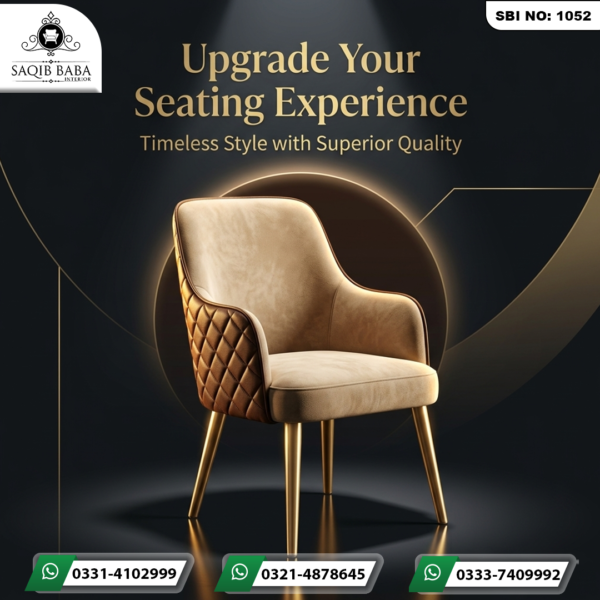 Cafe wooden chair fully covered in leather with foam-filled seat and back.