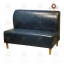 black resturant sofa