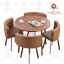 new modern wooden diner table set