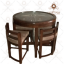 modern dinner table set