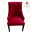 red stylish sofa chair