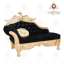 modern black devan sofa