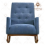 styish blue reciner sofa chair