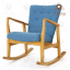 wooden recliner chair